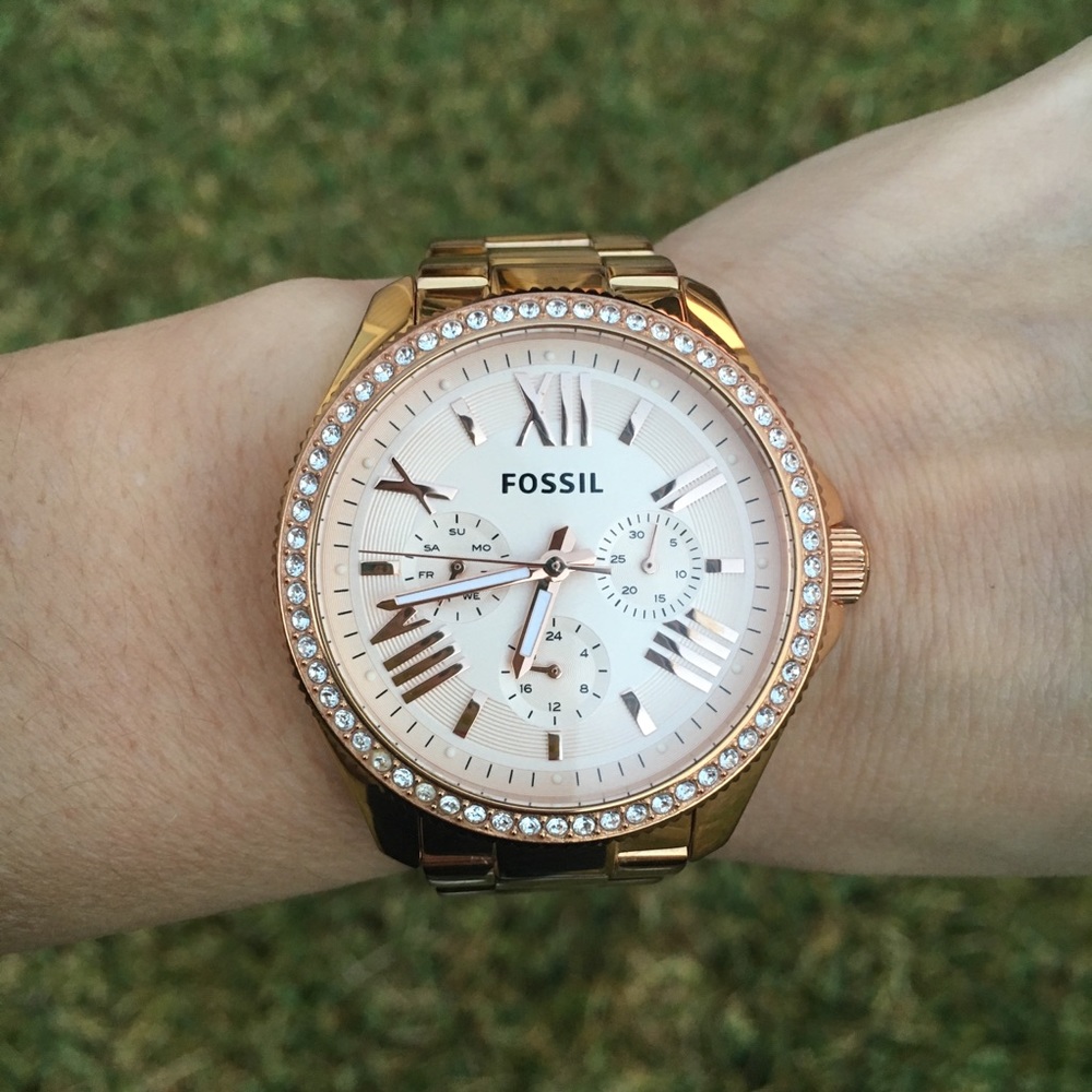 Fossil Cecile Rose-Tone Watch